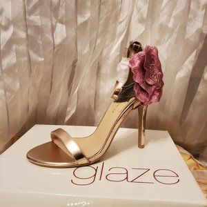 Gold and Pink Heels